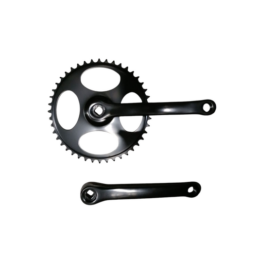 Falkx Crankstel 44t Spieloos Zwart