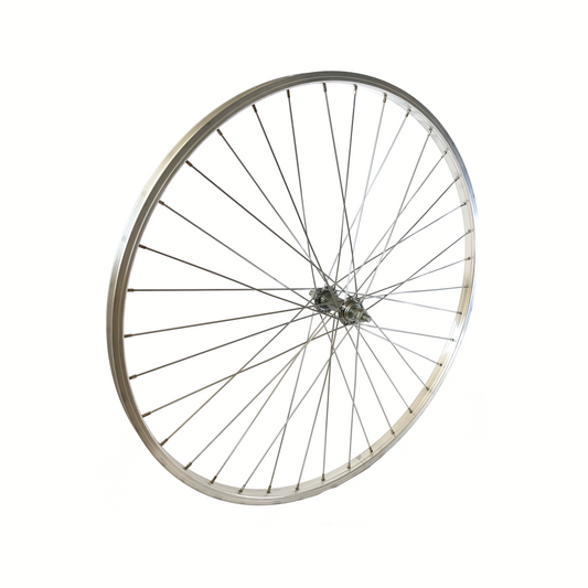 Z Voorwiel 28” Aluminium Vast Zilver