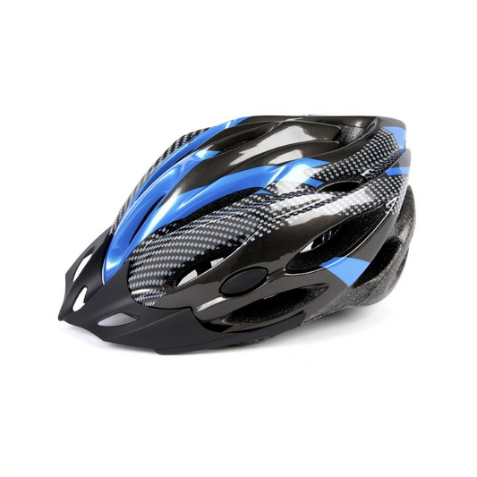 Helm Mirage 58-62cm (l/xl) Carbon Zwart-blauw Verstelbaar