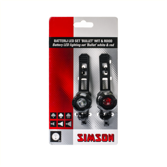Simson Batterij LED set "bull