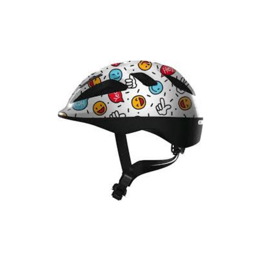 Abus Helm M Smooty Smiley Wit