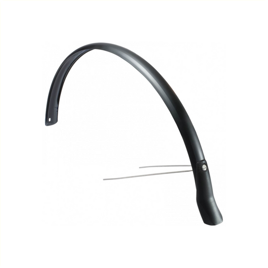 Eurofender Spatbord Achter 51/28" Mat Zwart