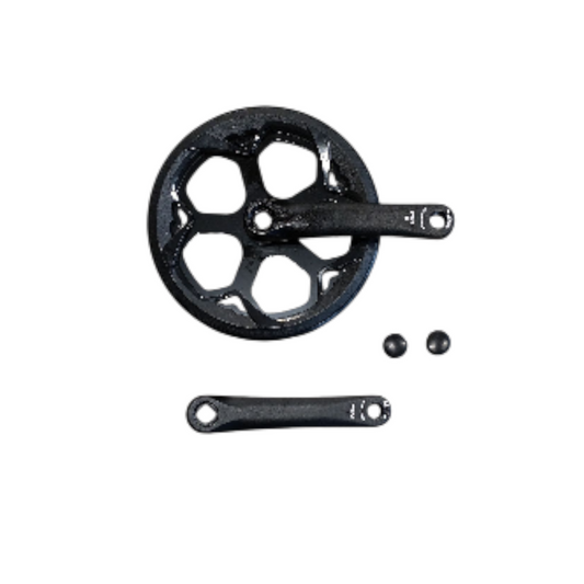 Falkx Crankstel 46t Spieloos Zwart