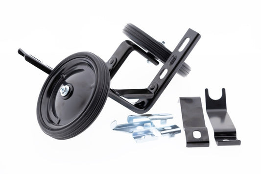 Pexkids Zijwiel 12/20+bracket Pex Zwart