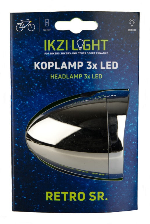 IkziLight Koplamp LED Ikzi Chroom