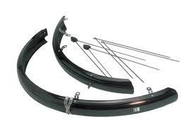 Eurofender Spatbord set 58/26 Zwart Or Type