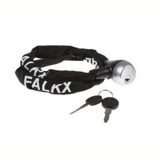 Falkx Slot Ketting 3.5x80cm Zwart