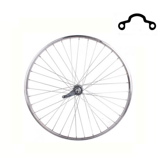 Z Achterwiel 28x1 1/2 Kt/alu Polished
