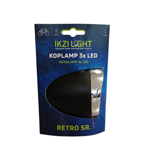 IkziLight Koplamp LED Ikzi Zwart