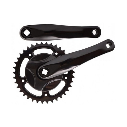 Falkx Crankstel Aluminium 38t Zwart [p]