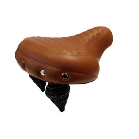 Selle Comfort Zadel Bruin Ribbel