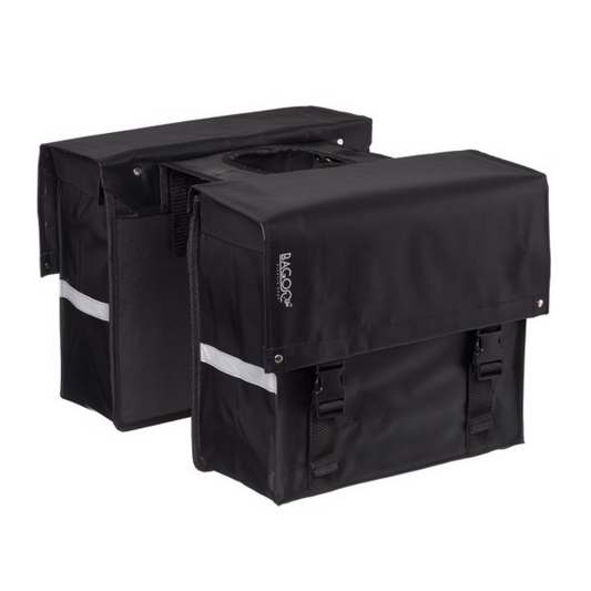 Bagoo Tas Dubbel Zwart 34l