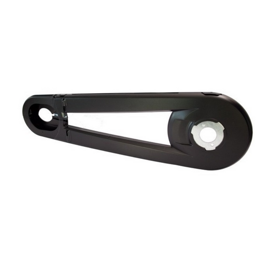 Heslingkast Xcero Zwart Mat 28"