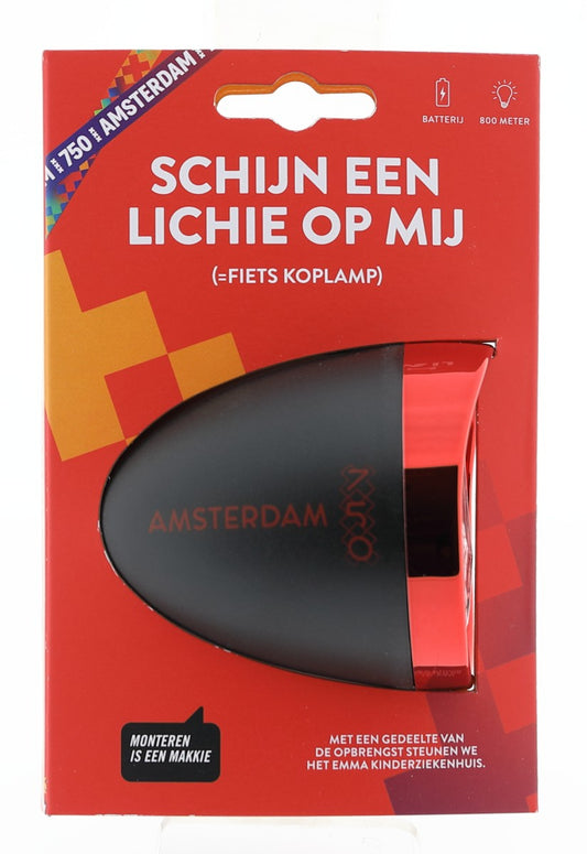 IkziLight Koplamp LED Ikzi Zwart/rood